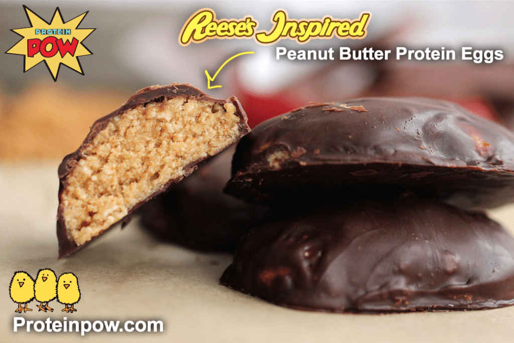 Reese's Inspired Peanut Butter Protein Eggs