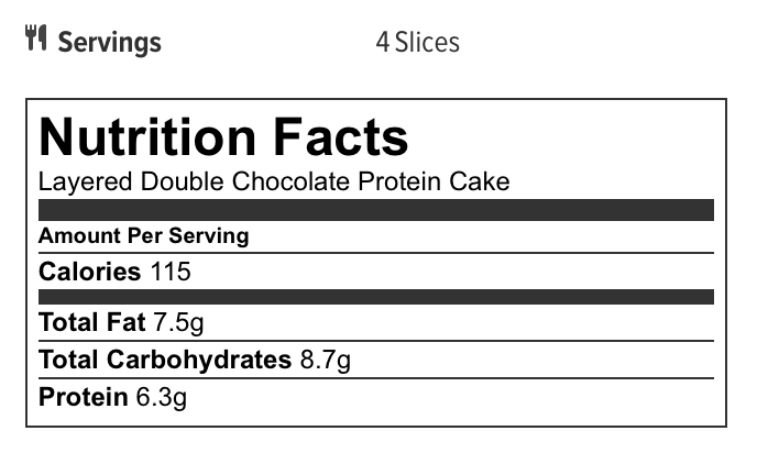 Chocolate Protein Cake Recipe