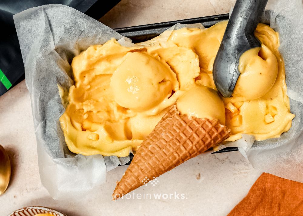 Mango Protein Ice Cream